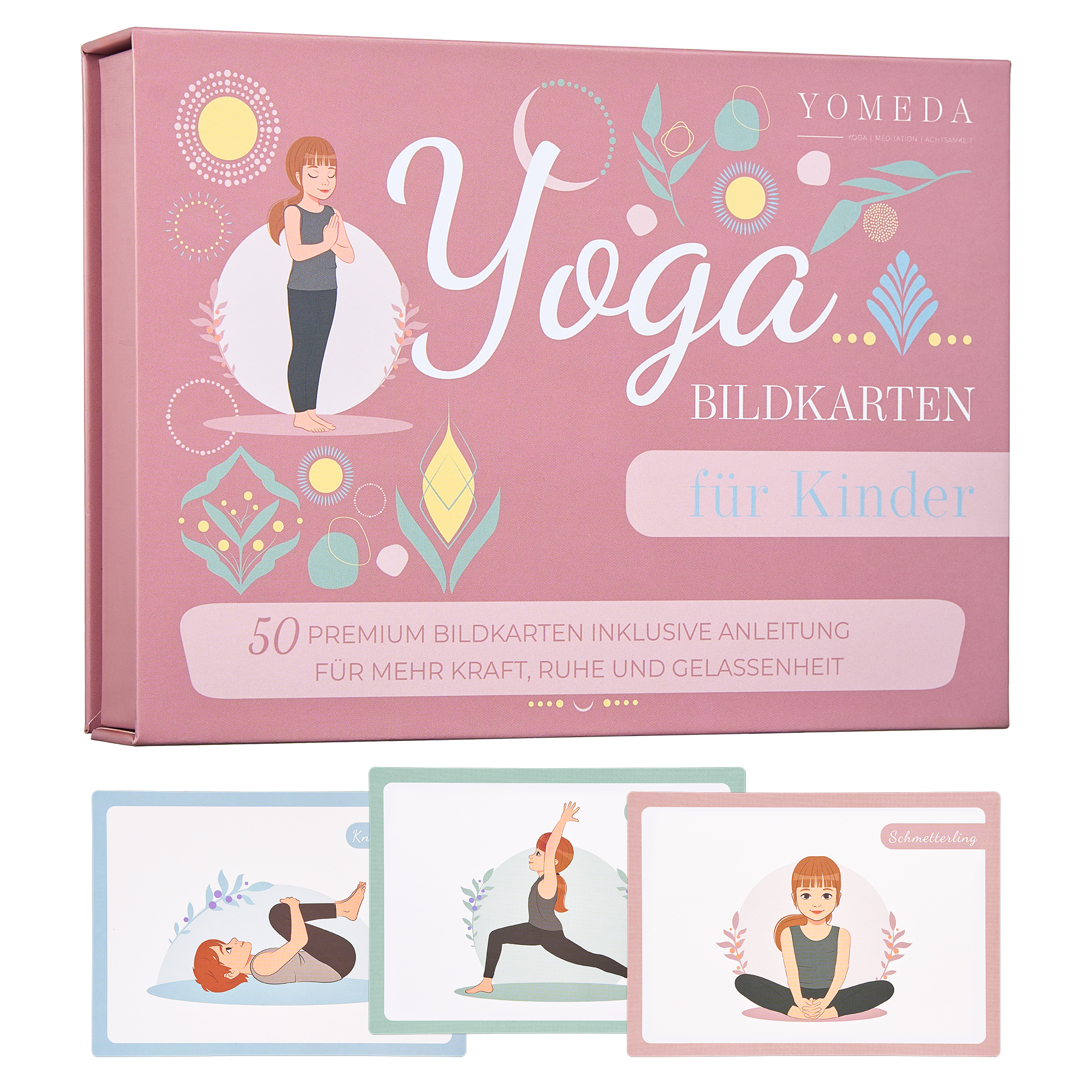 Yomeda Yogakarten – 50 Yoga-Übungen für Kinder